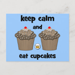 keep calm postcard