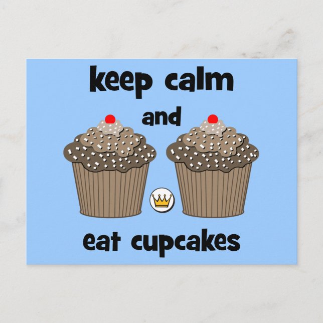 keep calm postcard (Front)