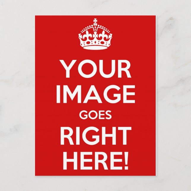 Keep Calm Postcard (Front)