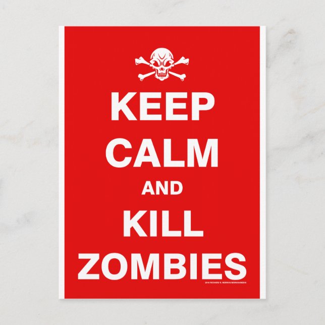 Keep Calm Postcard (Front)