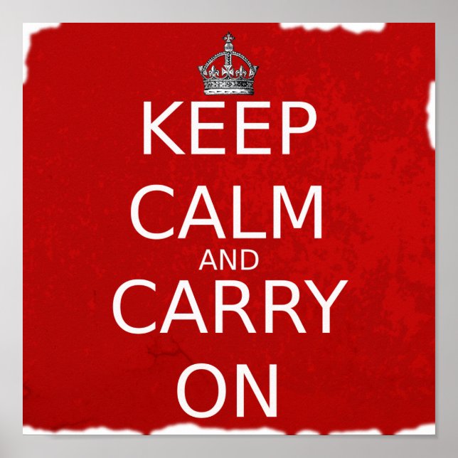 Keep Calm Poster (Front)