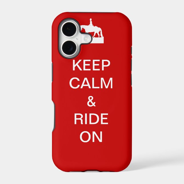 Keep calm & ride on (Back)