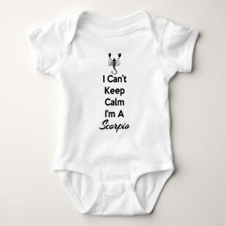 Keep Calm Scorpio Baby Bodysuit