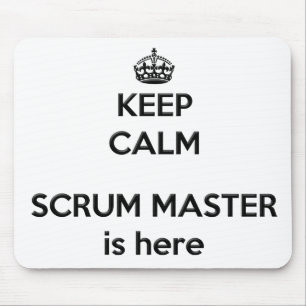 Keep Calm Scrum Master Mousepad