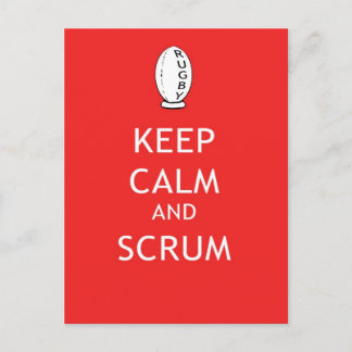 Keep Calm & Scrum Postcard