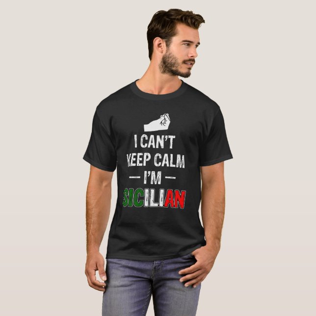 Keep calm Sicilian T-Shirt (Front Full)