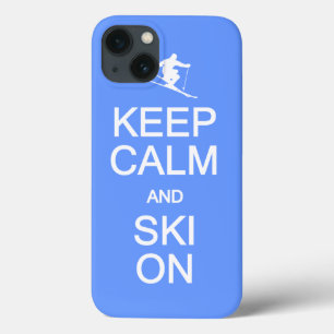Keep Calm & Ski On custom cases