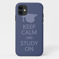 Keep Calm & Study On custom iPhone case