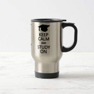 Keep Calm & Study On mug - choose style, colour
