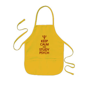 Keep Calm & Study Psych apron - choose style, colo