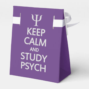 Keep Calm & Study Psych custom favour box
