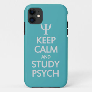 Keep Calm & Study Psych custom iPhone case