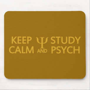 Keep Calm & Study Psych custom mousepad