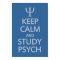 Keep Calm & Study Psych custom poster