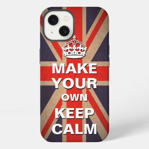 Keep Calm Template - Union Jack iPhone Case