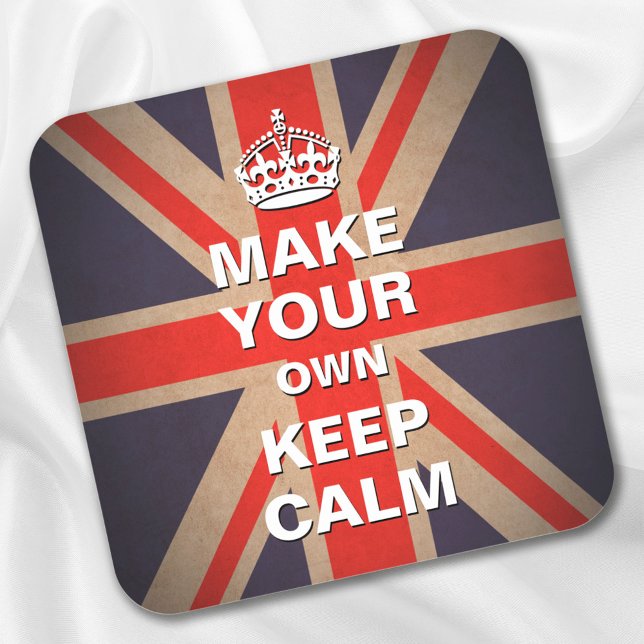 Keep Calm Template - Vintage Union Jack Stickers (Creator Uploaded)