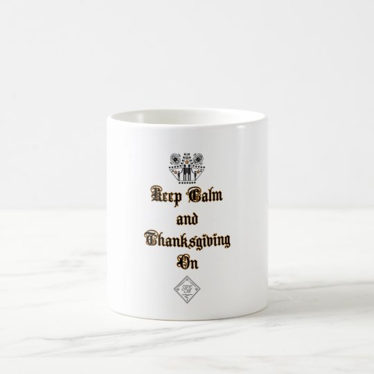 Keep Calm Thanksgiving Classic White Mug