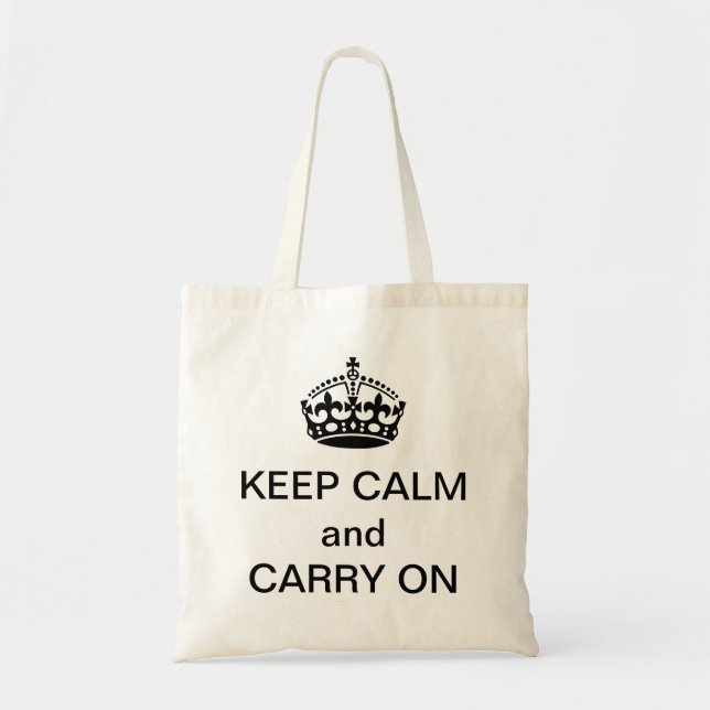 KEEP CALM TOTE BAG (Front)