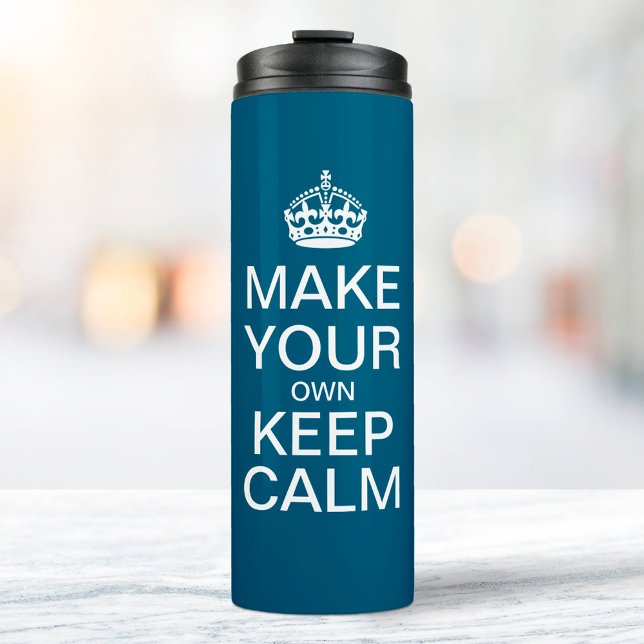 Keep Calm Travel Mug - Custom Thermal Tumbler (Creator Uploaded)