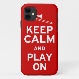 Keep Calm Trombone iPhone 11 Case