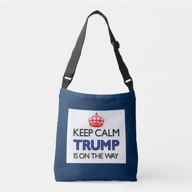 Keep Calm TRUMP Crossbody Bag (Front)