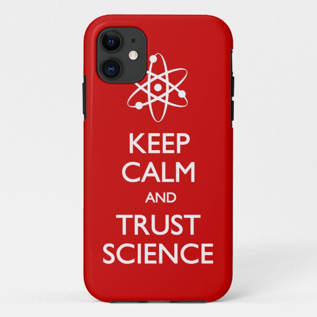 Keep Calm Trust Science Case-Mate iPhone Case (Back)