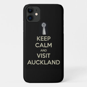 keep calm visit auckland iPhone 11 case