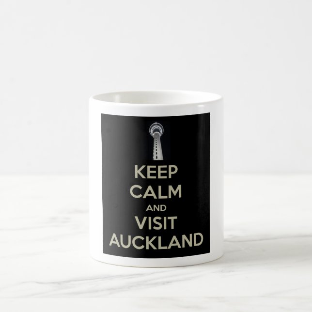 keep calm visit auckland coffee mug (Center)