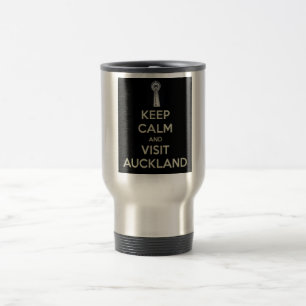 keep calm visit auckland travel mug
