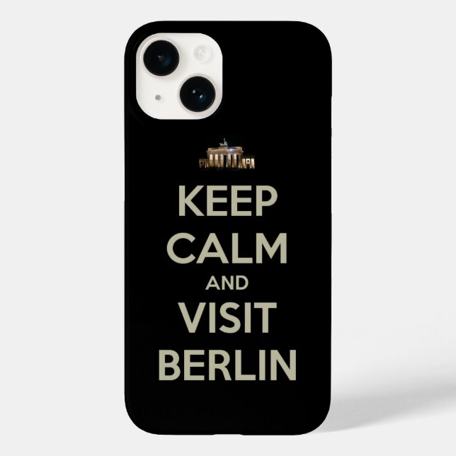 keep calm visit berlin Case-Mate iPhone case (Back)