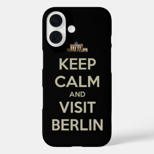 keep calm visit berlin iPhone 16 case