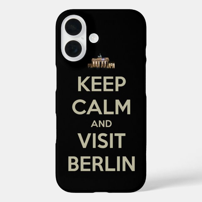keep calm visit berlin Case-Mate iPhone case (Back)