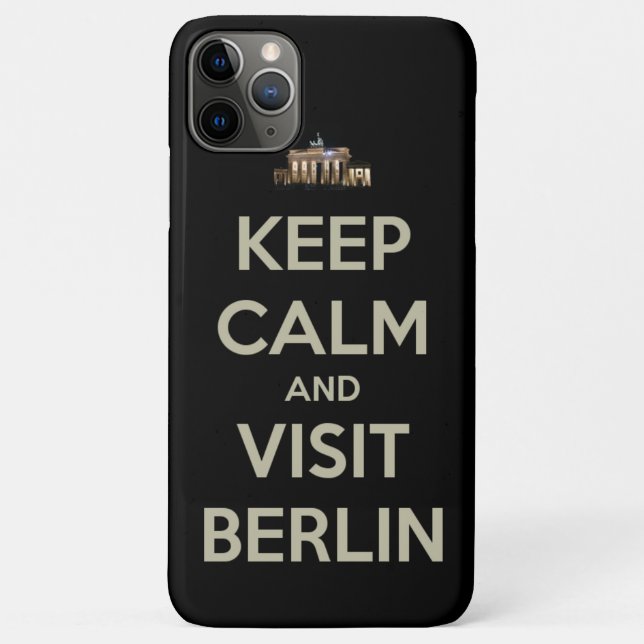 keep calm visit berlin Case-Mate iPhone case (Back)