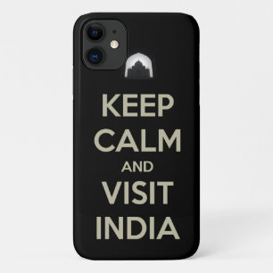 keep calm visit india iPhone 11 case