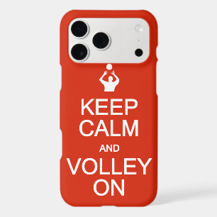 Keep Calm & Volley On custom monogram & colour