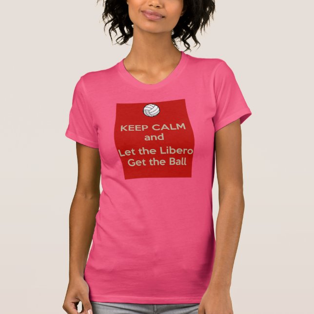 Keep Calm Volleyball T-Shirt (Front)