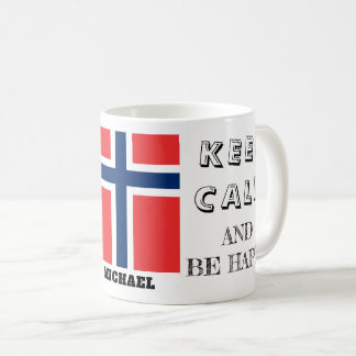 Keep Calm with Norway Flag Coffee Mug