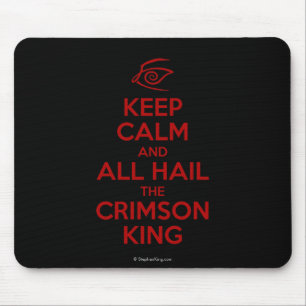 Keep Calm with the Crimson King Mouse Mat