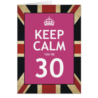 Keep Calm You're 30