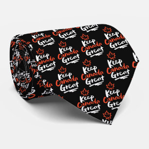 Keep Canada Great Canada Is not for Sale Proud Red Tie