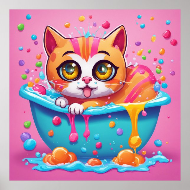 Keep Cat design  or design your own  Poster (Front)