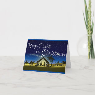 Keep Christ in Christmas Card