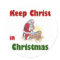 Keep Christ in Christmas