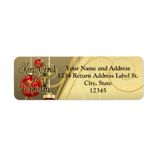 Christmas Return Address Labels & Templates | Zazzle