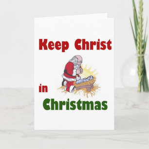 Keep Christ in Christmas Holiday Card
