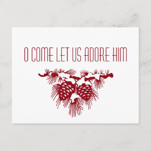 Keep Christ in Christmas in Christians Holiday Postcard