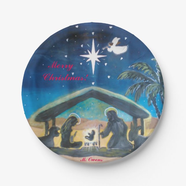 Keep Christ In Christmas Paper Plates (Front)