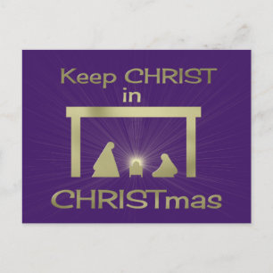 Keep Christ In Christmas Post Cards