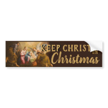 Keep Christ in Christmas Religious Nativity Manger