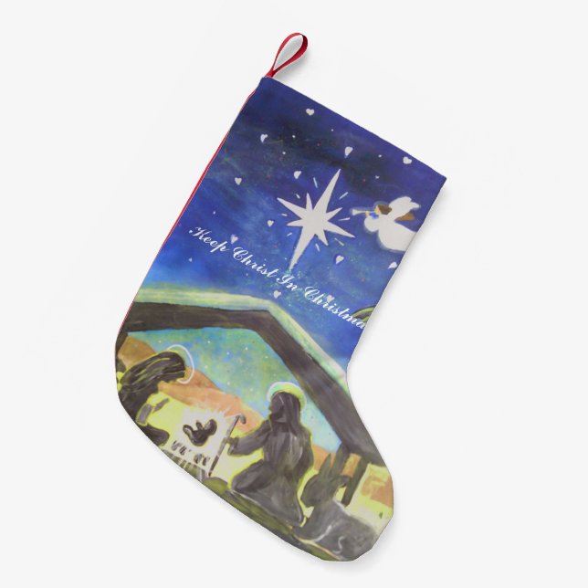 Keep Christ In Christmas Stocking Stuffer (Front (Hanging))